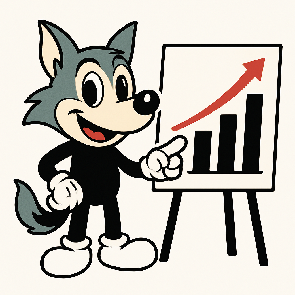 Um lobito mostrando uma estratégia