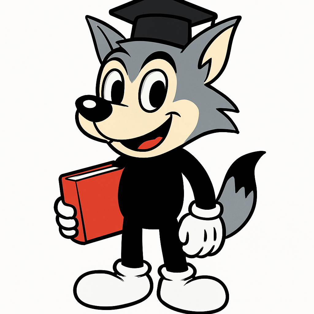Lubito com capelo na cabeça e um livro na mão