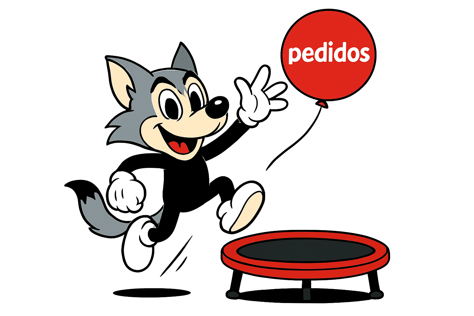 Lobito alcançando pedidos